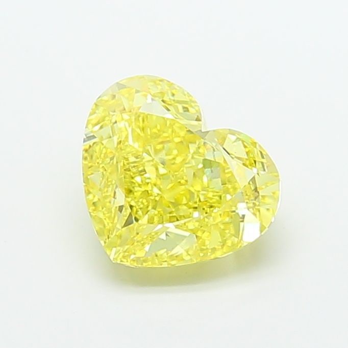 Loose Diamond - HEART 4.14ct Fancy Vivid Yellow VS1: Loose Diamond - HEART 4.14ct Fancy Vivid Yellow VS1 Source: This is a real non-mined Diamond that has been grown in a lab Shape: HEART Carats: 4.14 Color: Fancy Vivid Yellow Certification: IGI Video: