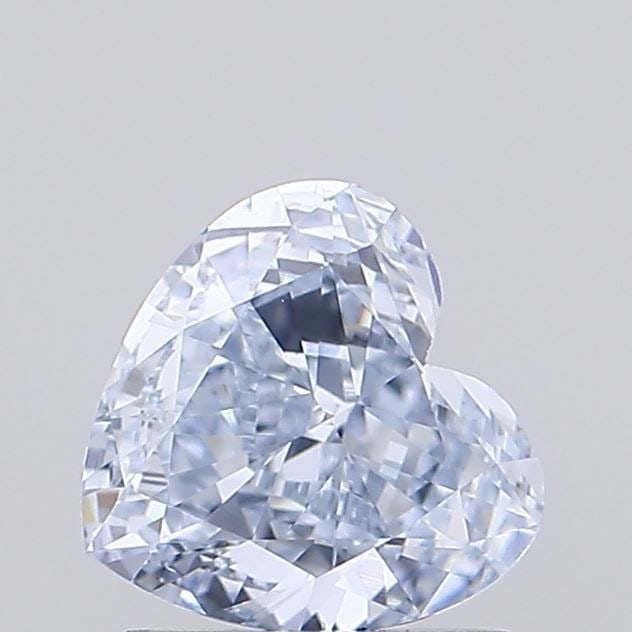 Loose Diamond - HEART 1.03ct Fancy Blue VVS2: Loose Diamond - HEART 1.03ct Fancy Blue VVS2 Source: This is a real non-mined Diamond that has been grown in a lab Shape: HEART Carats: 1.03 Color: Fancy Blue Certification: IGI Video: