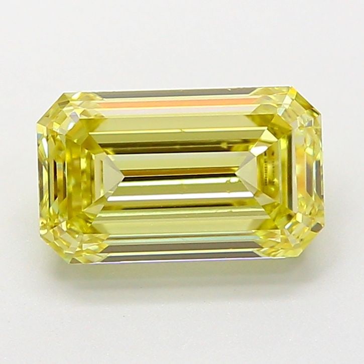 Loose Diamond - EMERALD 3.0ct Fancy Yellow VS2: Loose Diamond - EMERALD 3.0ct Fancy Yellow VS2 Source: This is a real non-mined Diamond that has been grown in a lab Shape: EMERALD Carats: 3.0 Color: Fancy Yellow Certification: IGI The Diamond Depot