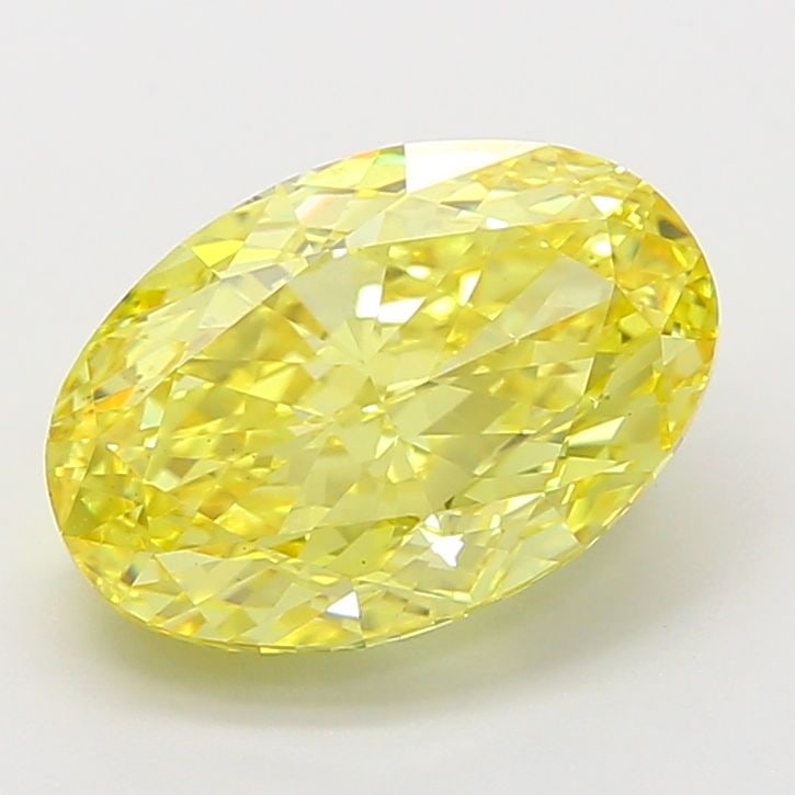 Loose Diamond - OVAL 4.02ct Fancy Vivid Yellow VS1: Loose Diamond - OVAL 4.02ct Fancy Vivid Yellow VS1 Source: This is a real non-mined Diamond that has been grown in a lab Shape: OVAL Carats: 4.02 Color: Fancy Vivid Yellow Certification: IGI Video: