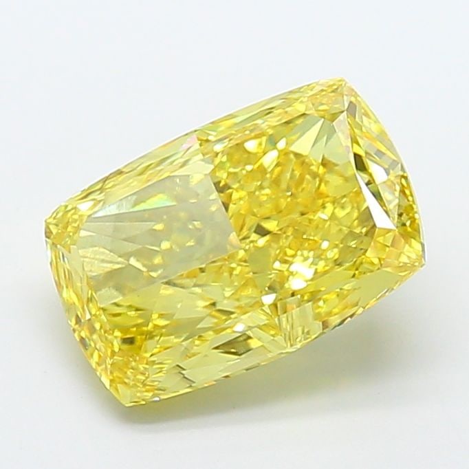 Loose Diamond - CUSHION MODIFIED 6.16ct Fancy Vivid Yellow VS2: Loose Diamond - CUSHION MODIFIED 6.16ct Fancy Vivid Yellow VS2 Source: This is a real non-mined Diamond that has been grown in a lab Shape: CUSHION MODIFIED Carats: 6.16 Color: Fancy Vivid Yellow Cert