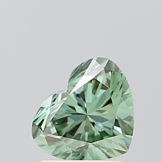 Loose Diamond - HEART 1.0ct Fancy Vivid Green VS1: Loose Diamond - HEART 1.0ct Fancy Vivid Green VS1 Source: This is a real non-mined Diamond that has been grown in a lab Shape: HEART Carats: 1.0 Color: Fancy Vivid Green Certification: IGI Video: