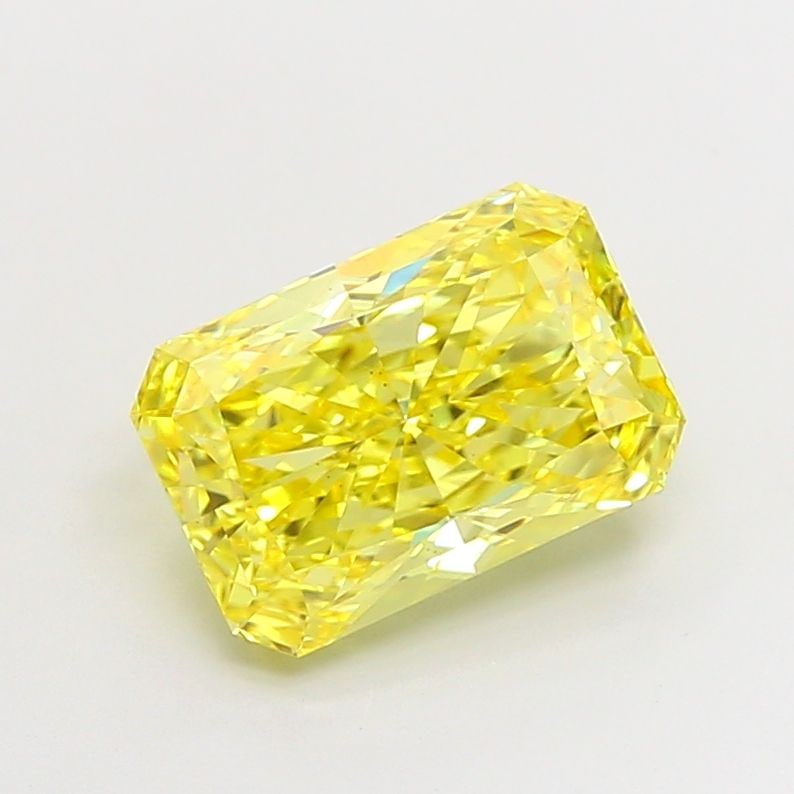 Loose Diamond - RADIANT 3.7ct Fancy Vivid Yellow VS2: Loose Diamond - RADIANT 3.7ct Fancy Vivid Yellow VS2 Source: This is a real non-mined Diamond that has been grown in a lab Shape: RADIANT Carats: 3.7 Color: Fancy Vivid Yellow Certification: IGI Video