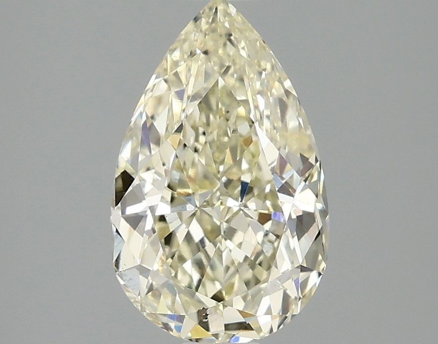 Loose Diamond - PEAR 2.1ct Fancy Yellow VS2: Loose Diamond - PEAR 2.1ct Fancy Yellow VS2 Source: This is a real non-mined Diamond that has been grown in a lab Shape: PEAR Carats: 2.1 Color: Fancy Yellow Certification: IGI Video: