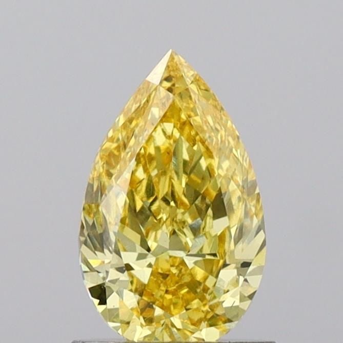 Loose Diamond - PEAR 1.11ct Fancy Vivid Yellow VS1: Loose Diamond - PEAR 1.11ct Fancy Vivid Yellow VS1 Source: This is a real non-mined Diamond that has been grown in a lab Shape: PEAR Carats: 1.11 Color: Fancy Vivid Yellow Certification: IGI Video: