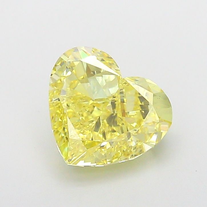Loose Diamond - HEART 4.02ct Fancy Vivid Yellow VS1: Loose Diamond - HEART 4.02ct Fancy Vivid Yellow VS1 Source: This is a real non-mined Diamond that has been grown in a lab Shape: HEART Carats: 4.02 Color: Fancy Vivid Yellow Certification: IGI Video: