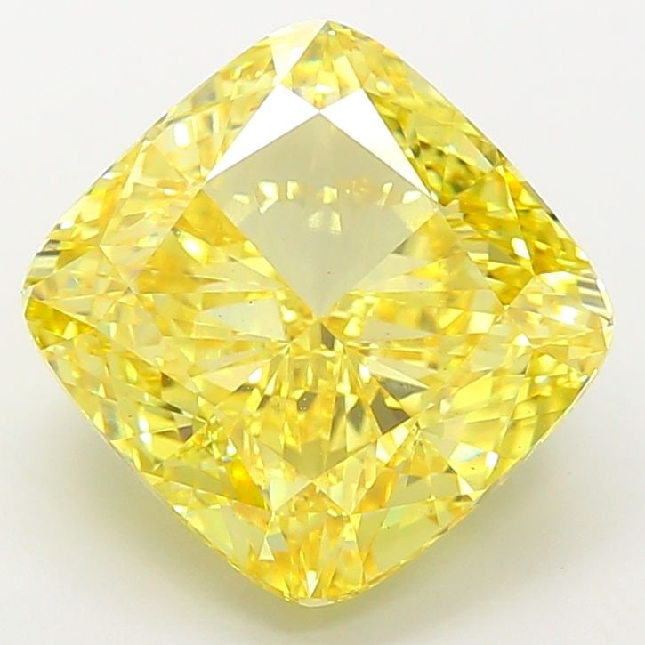 Loose Diamond - CUSHION MODIFIED 9.03ct Fancy Vivid Yellow VS1: Loose Diamond - CUSHION MODIFIED 9.03ct Fancy Vivid Yellow VS1 Source: This is a real non-mined Diamond that has been grown in a lab Shape: CUSHION MODIFIED Carats: 9.03 Color: Fancy Vivid Yellow Cert