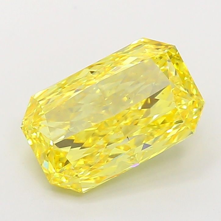 Loose Diamond - RADIANT 4.5ct Fancy Vivid Yellow VS2: Loose Diamond - RADIANT 4.5ct Fancy Vivid Yellow VS2 Source: This is a real non-mined Diamond that has been grown in a lab Shape: RADIANT Carats: 4.5 Color: Fancy Vivid Yellow Certification: IGI Video