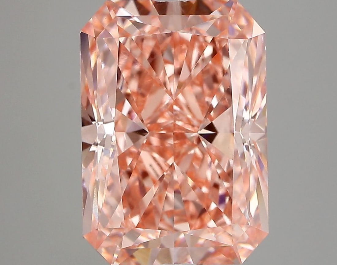 Loose Diamond - RADIANT 4.36ct Fancy Vivid Pink VVS2 (1 of 1)