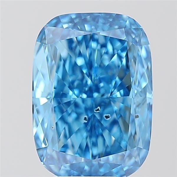 Loose Diamond - CUSHION MODIFIED 5.02ct Fancy Vivid Blue SI1 (1 of 1)