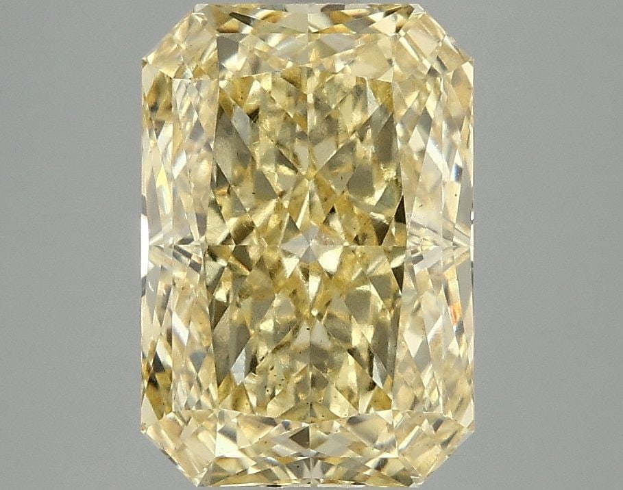 Loose Diamond - RADIANT 4.02ct Fancy Vivid Yellow VS2: Loose Diamond - RADIANT 4.02ct Fancy Vivid Yellow VS2 Source: This is a real non-mined Diamond that has been grown in a lab Shape: RADIANT Carats: 4.02 Color: Fancy Vivid Yellow Certification: IGI Vid