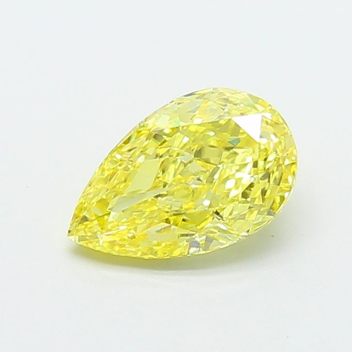 Loose Diamond - PEAR 1.53ct Fancy Vivid Yellow VVS2: Loose Diamond - PEAR 1.53ct Fancy Vivid Yellow VVS2 Source: This is a real non-mined Diamond that has been grown in a lab Shape: PEAR Carats: 1.53 Color: Fancy Vivid Yellow Certification: IGI Video: