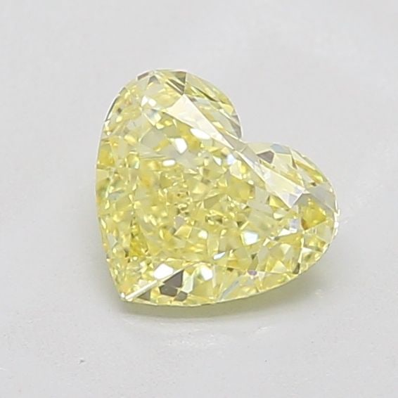 Loose Diamond - HEART 1.02ct Fancy Intense Yellow VVS2: Loose Diamond - HEART 1.02ct Fancy Intense Yellow VVS2 Source: This is a real non-mined Diamond that has been grown in a lab Shape: HEART Carats: 1.02 Color: Fancy Intense Yellow Certification: IGI Vi
