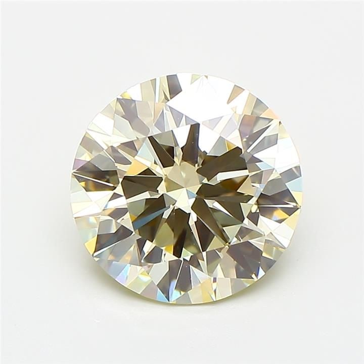 Ideal Loose Diamond - ROUND 2.81ct Fancy Light Yellow VVS2: Ideal Loose Diamond - ROUND 2.81ct Fancy Light Yellow VVS2 Source: This is a real non-mined Diamond that has been grown in a lab Shape: ROUND Carats: 2.81 Color: Fancy Light Yellow Certification: IGI 