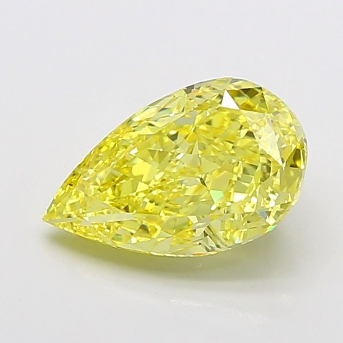 Loose Diamond - PEAR 4.5ct Fancy Vivid Yellow VS1: Loose Diamond - PEAR 4.5ct Fancy Vivid Yellow VS1 Source: This is a real non-mined Diamond that has been grown in a lab Shape: PEAR Carats: 4.5 Color: Fancy Vivid Yellow Certification: IGI Video:
