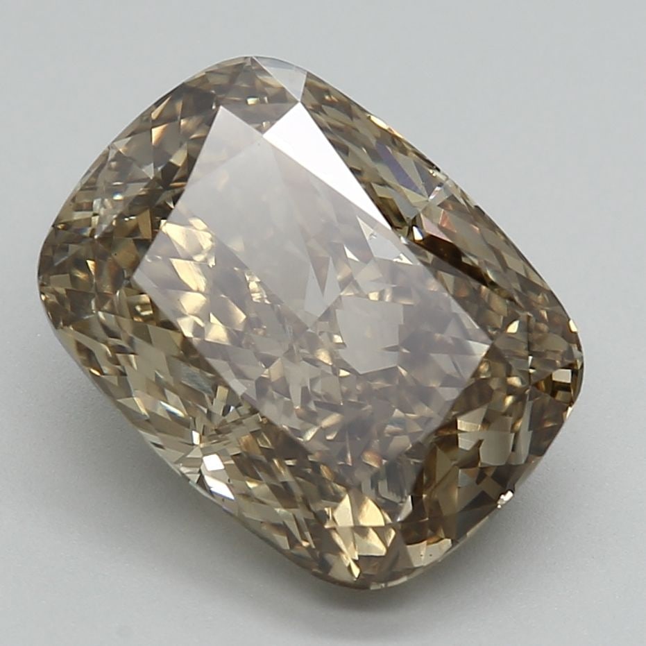 Loose Diamond - CUSHION BRILLIANT 5.19ct Fancy Vivid Yellow VS1: Loose Diamond - CUSHION BRILLIANT 5.19ct Fancy Vivid Yellow VS1 Source: This is a real non-mined Diamond that has been grown in a lab Shape: CUSHION BRILLIANT Carats: 5.19 Color: Fancy Vivid Yellow Ce