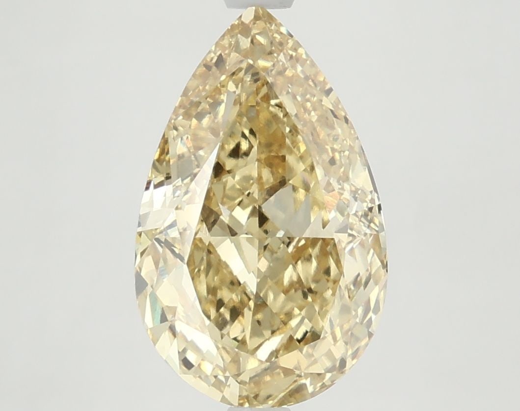 Loose Diamond - PEAR 4.01ct Fancy Vivid Yellow VVS2: Loose Diamond - PEAR 4.01ct Fancy Vivid Yellow VVS2 Source: This is a real non-mined Diamond that has been grown in a lab Shape: PEAR Carats: 4.01 Color: Fancy Vivid Yellow Certification: NONE The Dia