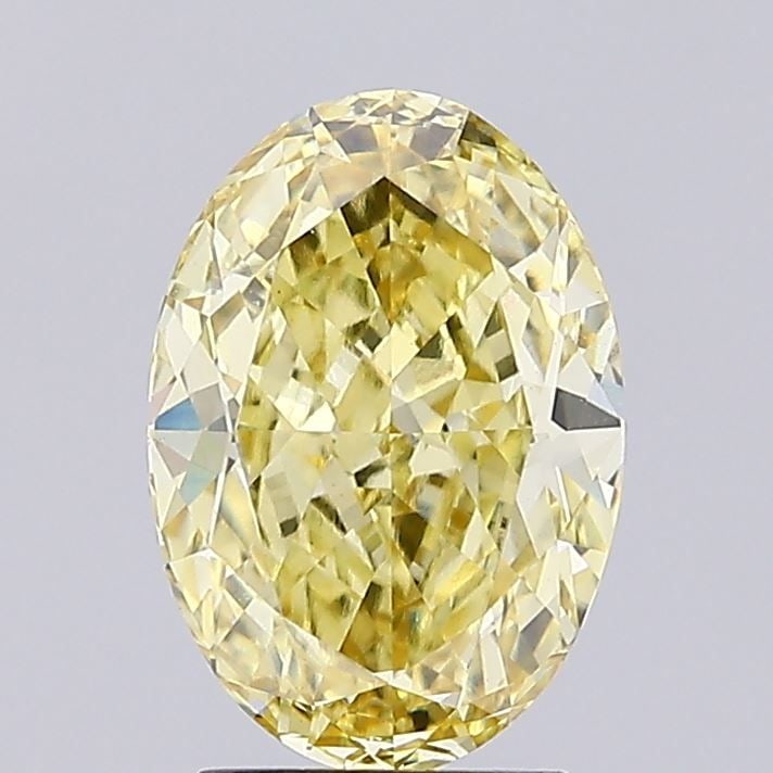 Loose Diamond - OVAL 3.33ct Fancy Intense Yellow VS1: Loose Diamond - OVAL 3.33ct Fancy Intense Yellow VS1 Source: This is a real non-mined Diamond that has been grown in a lab Shape: OVAL Carats: 3.33 Color: Fancy Intense Yellow Certification: IGI Video