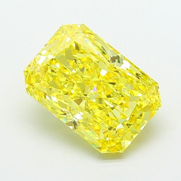 Loose Diamond - RADIANT 6.02ct Fancy Vivid Yellow VS1: Loose Diamond - RADIANT 6.02ct Fancy Vivid Yellow VS1 Source: This is a real non-mined Diamond that has been grown in a lab Shape: RADIANT Carats: 6.02 Color: Fancy Vivid Yellow Certification: IGI Vid