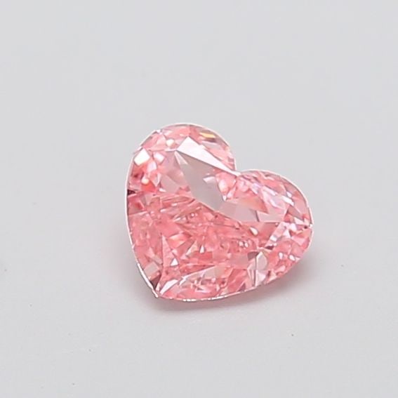 Loose Diamond - HEART 0.6ct Fancy Vivid Pink VS1: Loose Diamond - HEART 0.6ct Fancy Vivid Pink VS1 Source: This is a real non-mined Diamond that has been grown in a lab Shape: HEART Carats: 0.6 Color: Fancy Vivid Pink Certification: IGI Video: