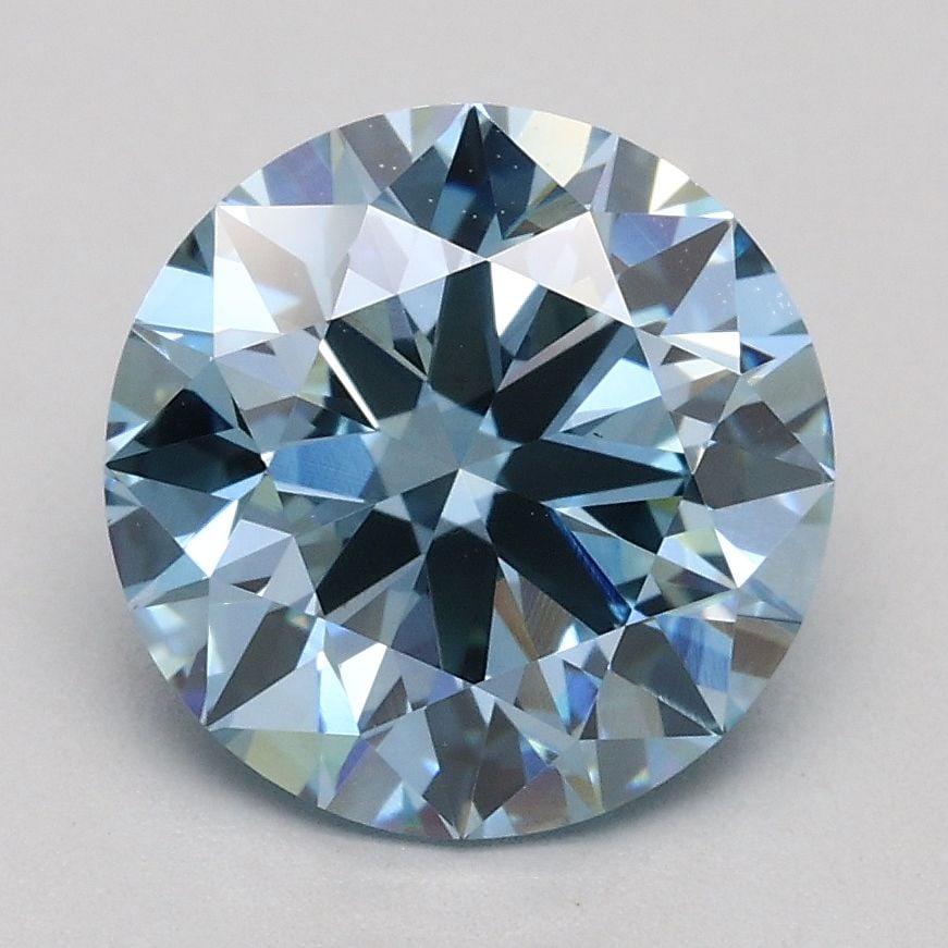 Ideal Loose Diamond - ROUND 1.99ct Fancy Blue VS1 (1 of 1)
