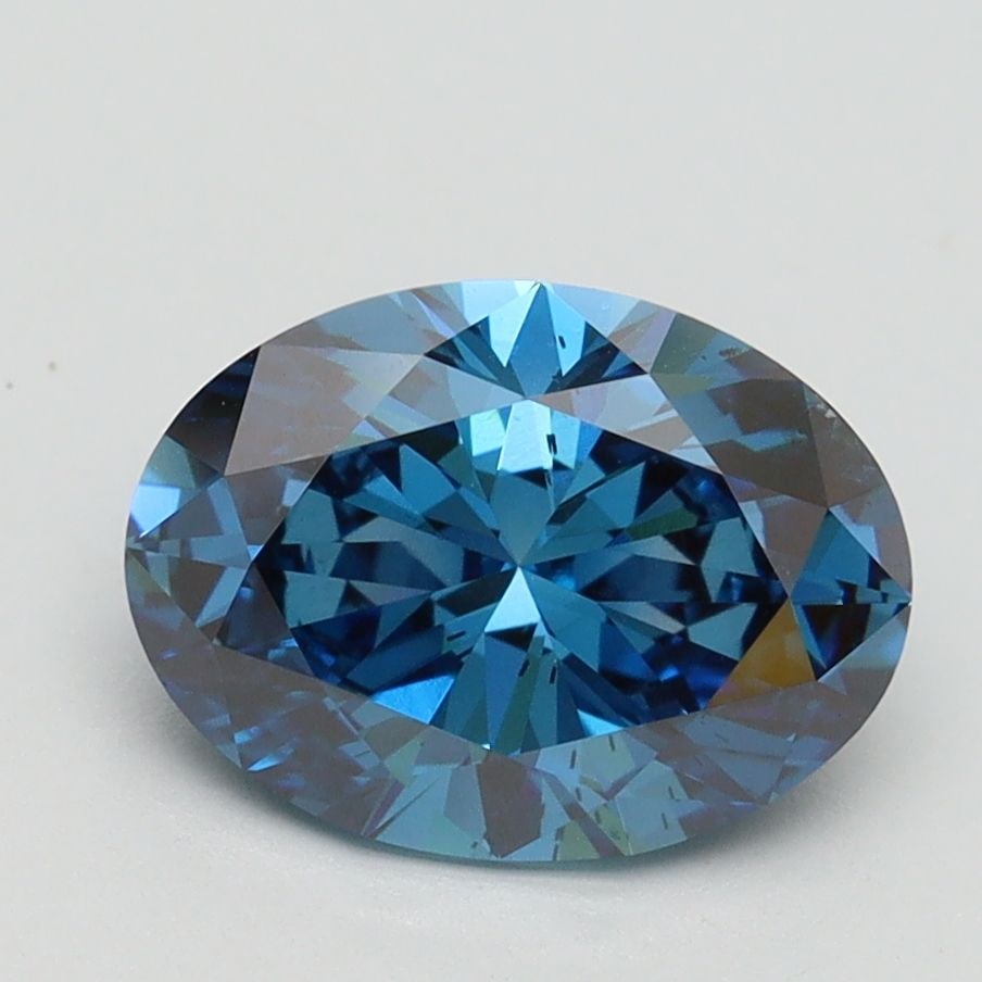 Loose Diamond - OVAL 2.03ct Fancy Vivid Blue SI1 (1 of 1)