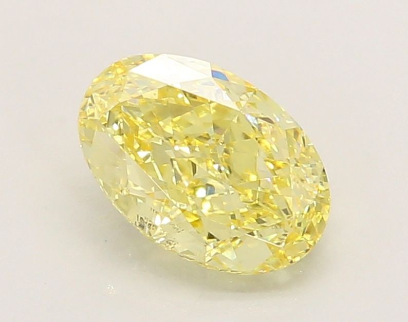 Loose Diamond - OVAL 1.81ct Fancy Intense Yellow VVS2: Loose Diamond - OVAL 1.81ct Fancy Intense Yellow VVS2 Source: This is a real non-mined Diamond that has been grown in a lab Shape: OVAL Carats: 1.81 Color: Fancy Intense Yellow Certification: IGI Vide