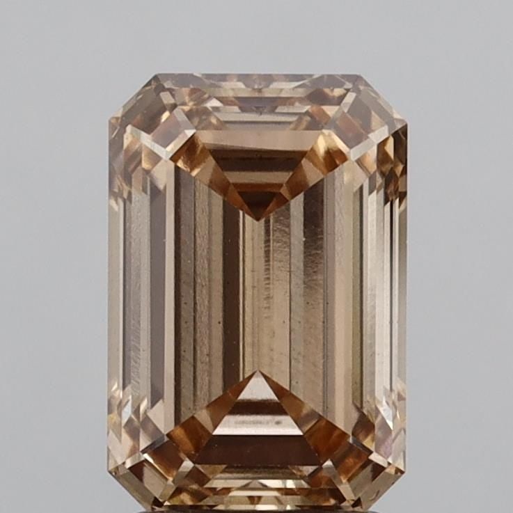 Loose Diamond - EMERALD 2.56ct Fancy Brown VS2 (1 of 1)