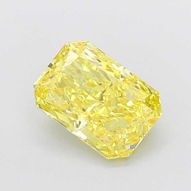 Loose Diamond - RADIANT 4.14ct Fancy Vivid Yellow VS2: Loose Diamond - RADIANT 4.14ct Fancy Vivid Yellow VS2 Source: This is a real non-mined Diamond that has been grown in a lab Shape: RADIANT Carats: 4.14 Color: Fancy Vivid Yellow Certification: IGI Vid