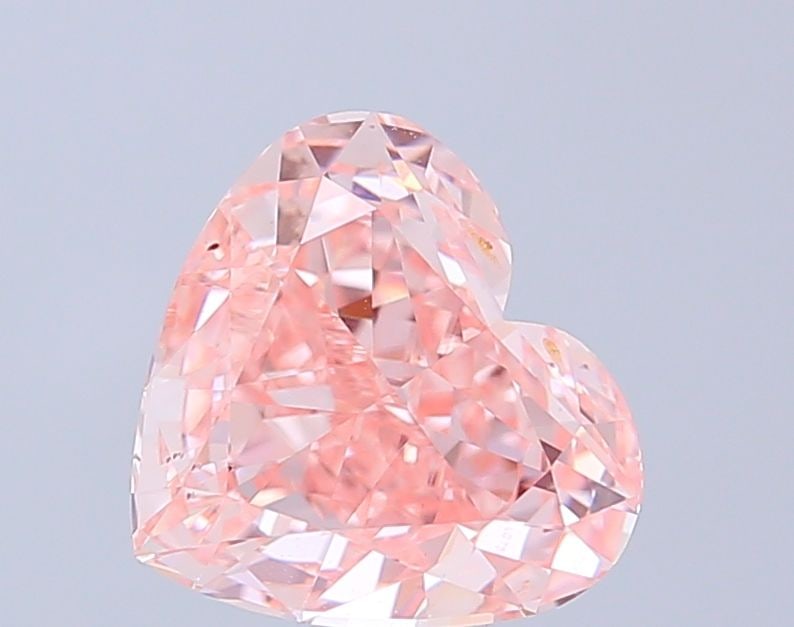 Loose Diamond - HEART 3.0ct Fancy Vivid Pink VS2: Loose Diamond - HEART 3.0ct Fancy Vivid Pink VS2 Source: This is a real non-mined Diamond that has been grown in a lab Shape: HEART Carats: 3.0 Color: Fancy Vivid Pink Certification: IGI Video: