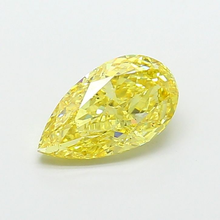 Loose Diamond - PEAR 3.01ct Fancy Vivid Yellow VS2: Loose Diamond - PEAR 3.01ct Fancy Vivid Yellow VS2 Source: This is a real non-mined Diamond that has been grown in a lab Shape: PEAR Carats: 3.01 Color: Fancy Vivid Yellow Certification: IGI Video: