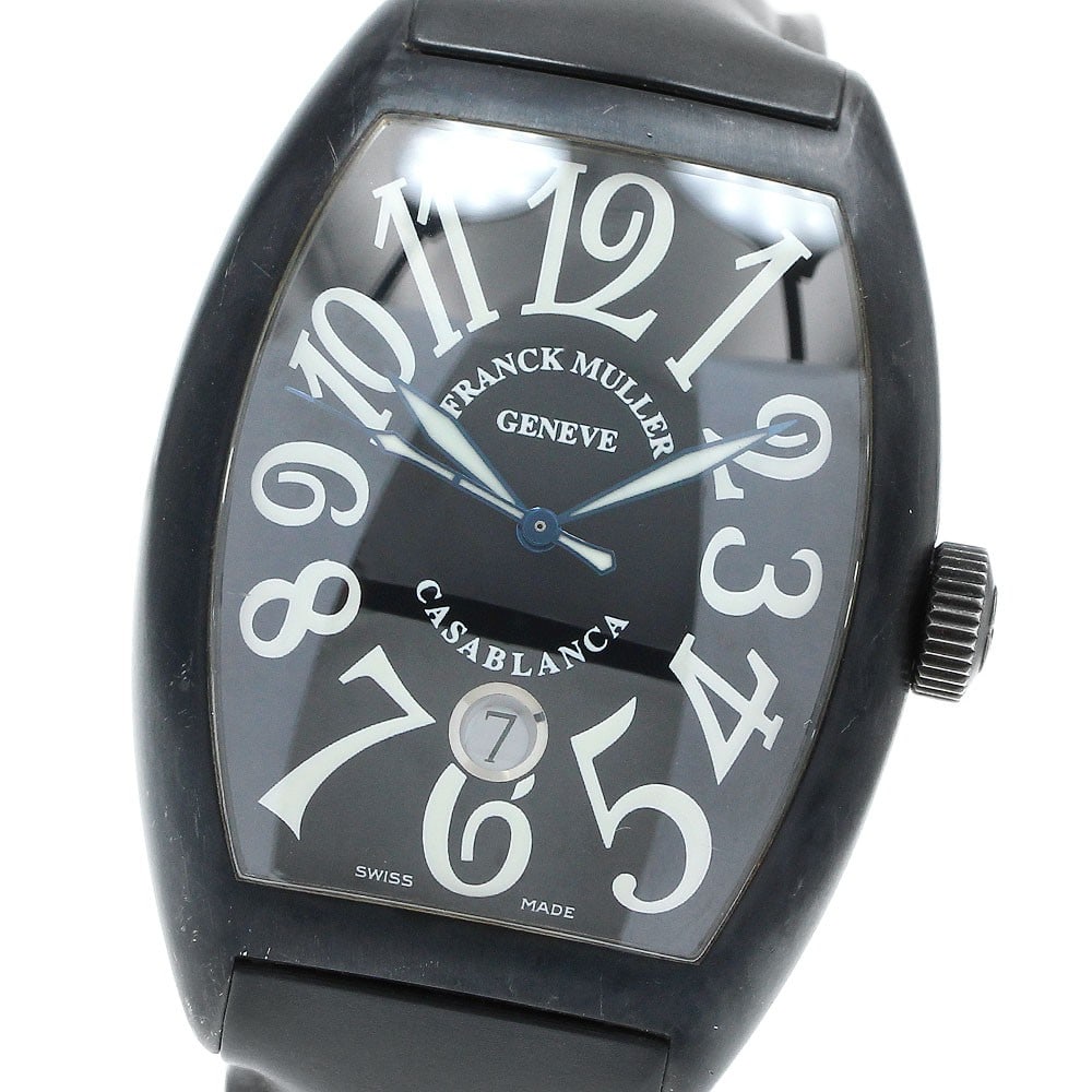 Franck Muller Casablanca Tonneau Curvex 8880CDTNR Automatic Date Watch: Franck Muller Casablanca Tonneau Curvex 8880CDTNR Automatic Date Watch Pre-owned Franck Muller Tonneau Curvex Casablanca men's wristwatch with automatic movement and date display. This watch features 