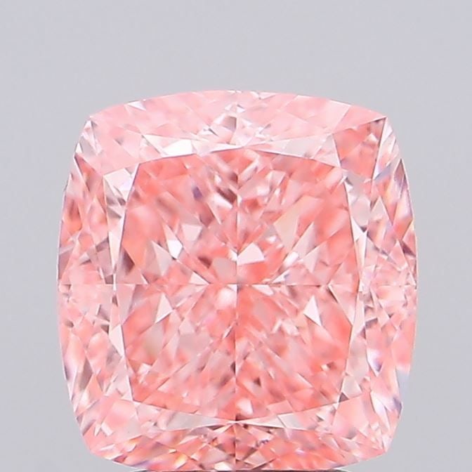 Loose Diamond - CUSHION MODIFIED 3.52ct Fancy Vivid Pink VS1: Loose Diamond - CUSHION MODIFIED 3.52ct Fancy Vivid Pink VS1 Source: This is a real non-mined Diamond that has been grown in a lab Shape: CUSHION MODIFIED Carats: 3.52 Color: Fancy Vivid Pink Certific