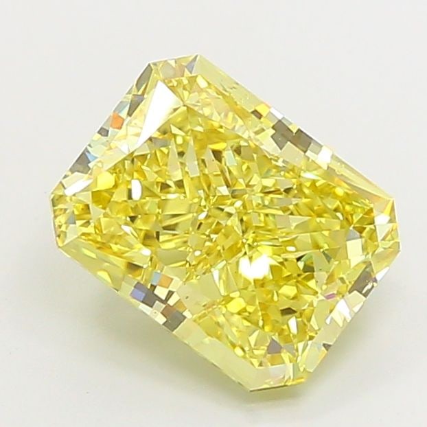 Loose Diamond - RADIANT 5.09ct Fancy Intense Yellow VS2: Loose Diamond - RADIANT 5.09ct Fancy Intense Yellow VS2 Source: This is a real non-mined Diamond that has been grown in a lab Shape: RADIANT Carats: 5.09 Color: Fancy Intense Yellow Certification: IGI