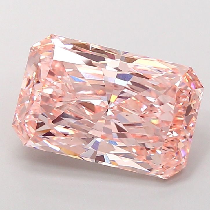 Loose Diamond - RADIANT 5.02ct Fancy Intense Pink VS2: Loose Diamond - RADIANT 5.02ct Fancy Intense Pink VS2 Source: This is a real non-mined Diamond that has been grown in a lab Shape: RADIANT Carats: 5.02 Color: Fancy Intense Pink Certification: IGI Vid