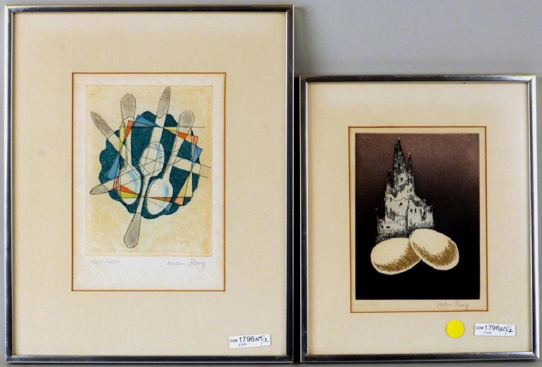 Man Ray, Two Framed Untitled Etchings (1 of 6)