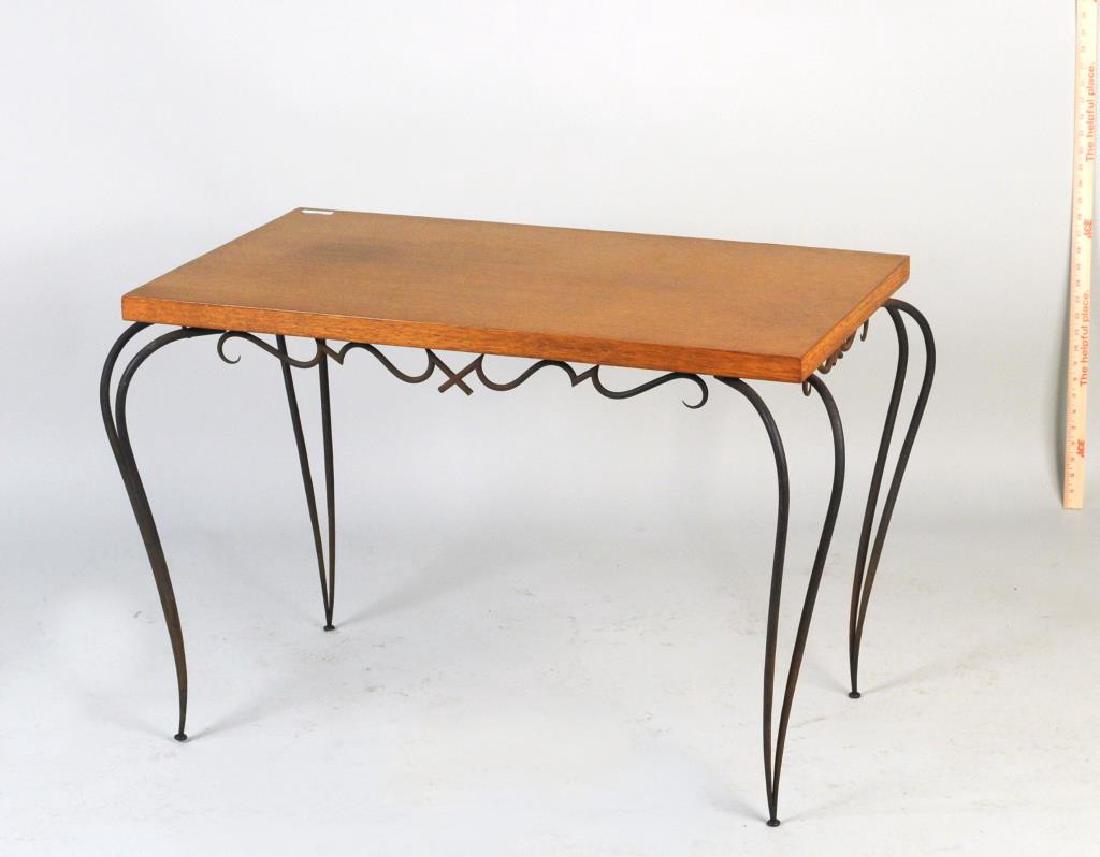 Rene Prou Wrought Iron Side Table (1 of 5)