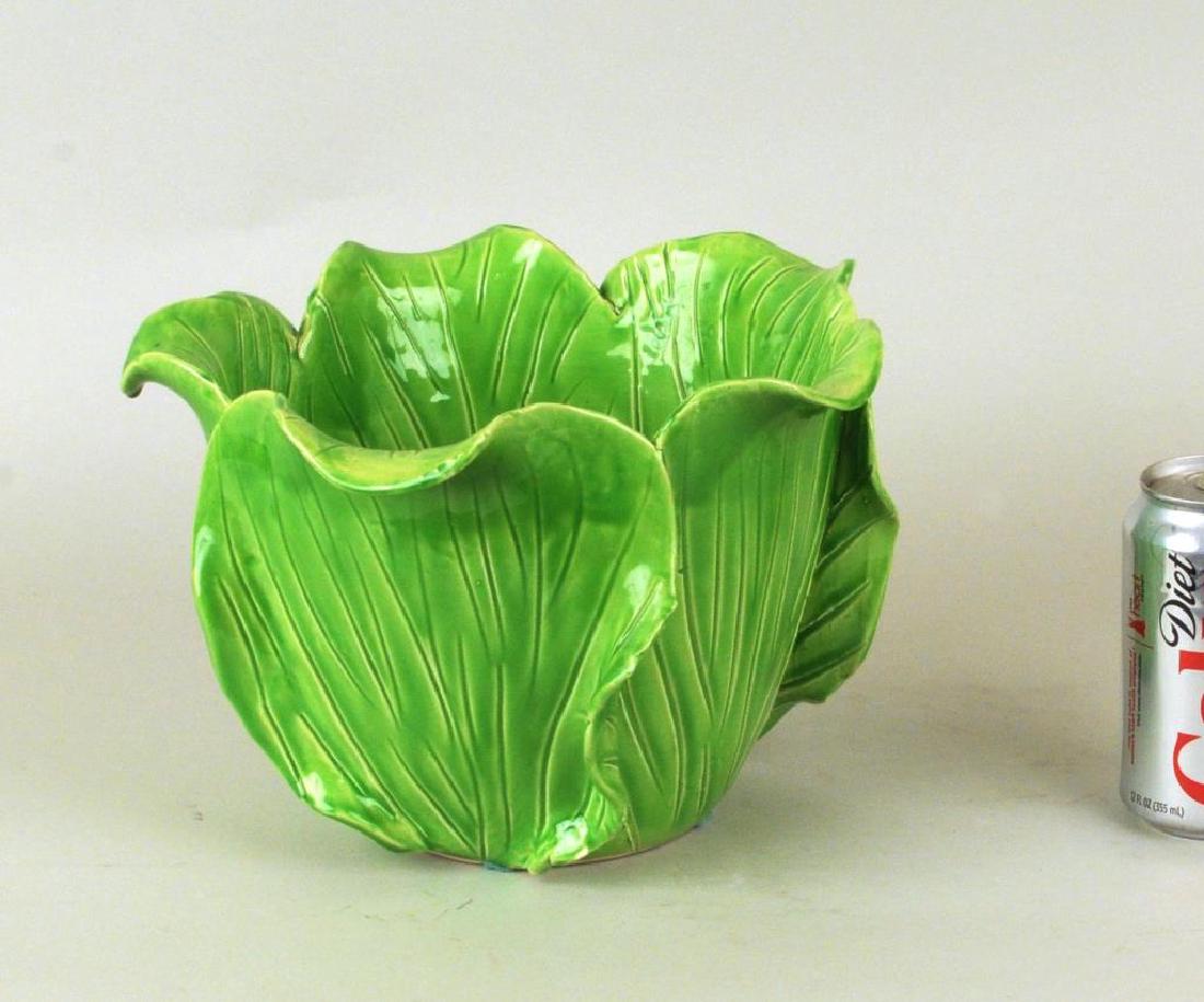 French Jean Roger Glazed Ceramic Cabbage Bowl (1 of 5)