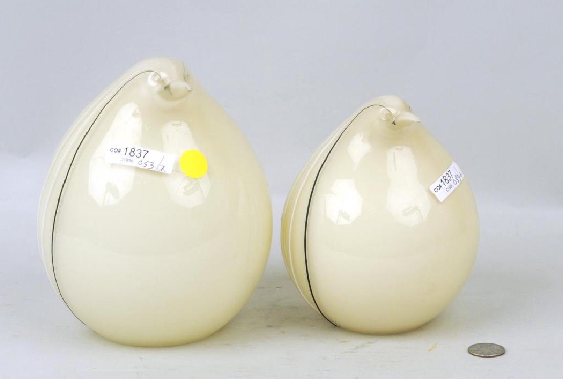 Two Murano Seguso Glass Bird Sculptures (1 of 6)