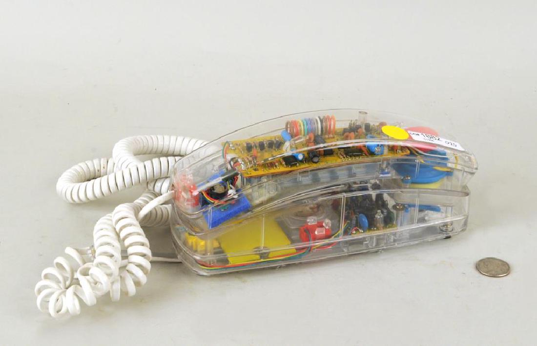 Vintage Radio Shack Plexiglass See-Through Phone (1 of 5)