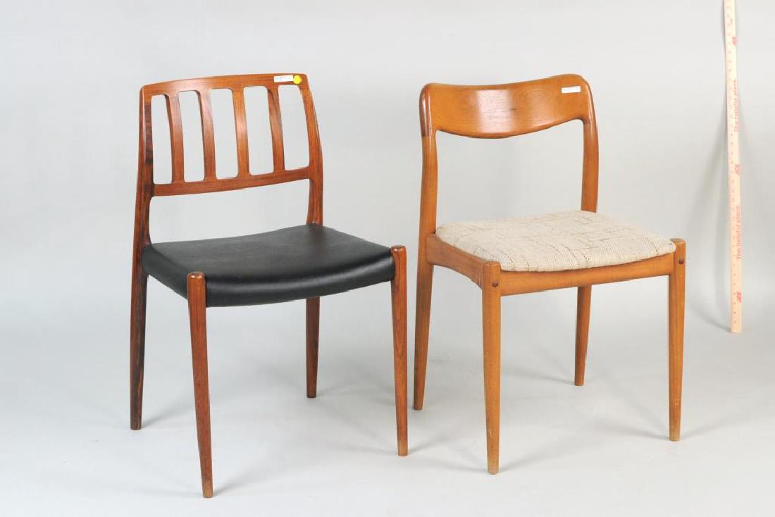 Two Modernist Low Back Side Chairs (1 of 8)