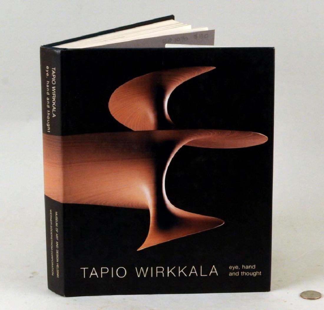 Book "Tapio Wirkkala - Eye, Hand & Thought": Book "Tapio Wirkkala - Eye, Hand and Thought" published in conjunction with the exhibition held at the Museum of Art and Design 2000-2001. 11" high, 9" wide.