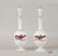 Pair Possibly Bristol Glass Cologne Bottles