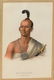 3 Framed Hand Colored Lithographs, Indian Chiefs - 3