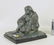 Bronze Sculpture Seated Native American Figure