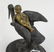 Small Bronze Group With Infant & Stork - 4