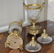 Pair Crystal & Gilt Metal Neoclassical Style Jars - 2