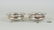 Pair English Sterling Silver Pierced Footed Bowls