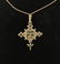 14K Gold Van Cott Crucifix Necklace, & 2 Rings - 3