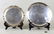 Two Sterling Round Trays - 2